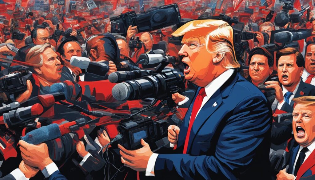 دور الإعلام في تشكيل صورة ترامب كزعيم مقاتل